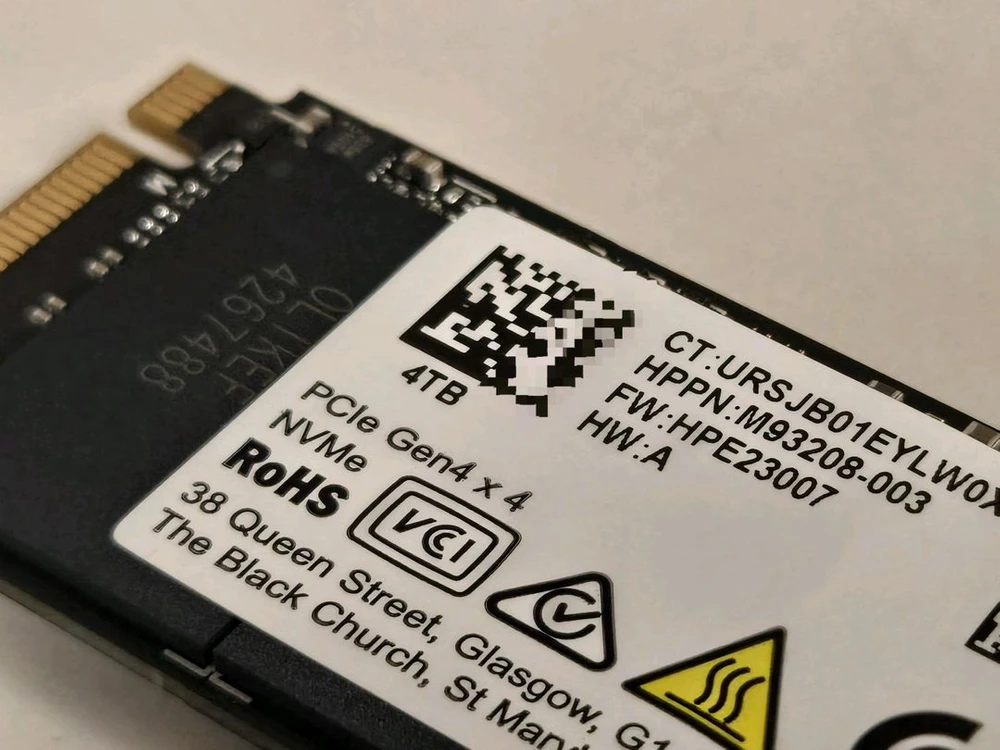 파이슨 PHISON 4TB 7600MB/s(PM9A1 990PRO SN850X P41 하위호환 대체재) 이미지