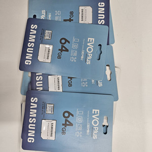 메모리카드 세트, 삼성EVO 64GB 15, 샌디스크 32GB 35개, 샌디스크 64GB 20개 이미지