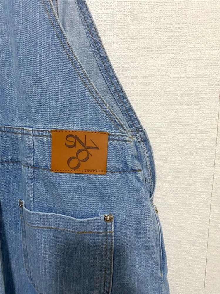 시눈 데님 오버롤 롱 원피스 이미지