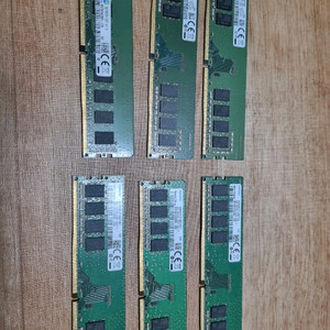 DDR4 메모리 8GB 6개 일괄정리 이미지