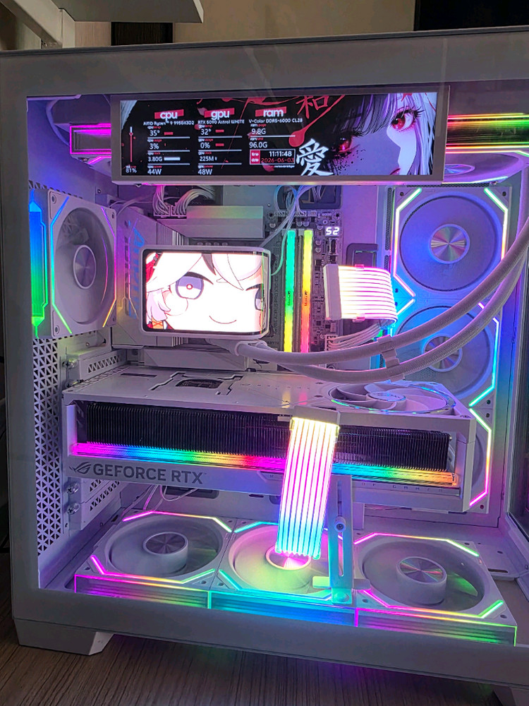 9950x3d2 96gb 5090화스트랄 끝판왕 본체팝니다 이미지