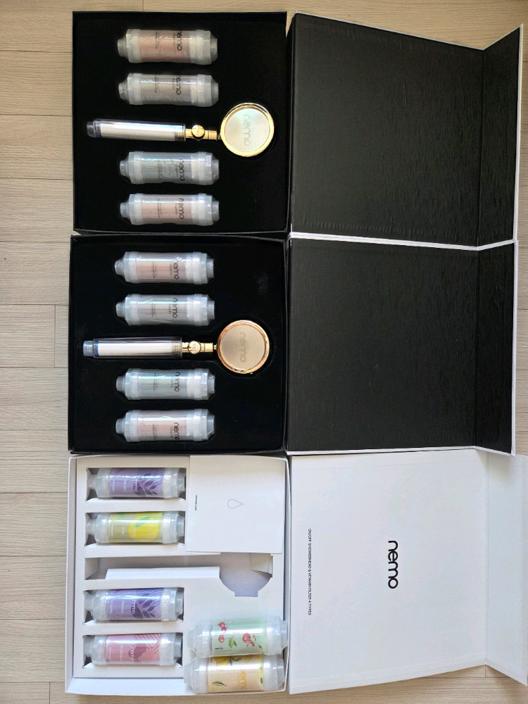 네모 비타민 샤워 필터 +샤워기 세트 일괄 이미지