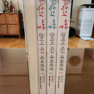 바람의 딸 걸어서 지구 세바퀴반 1~4 미개봉 한비야 미개봉 이미지