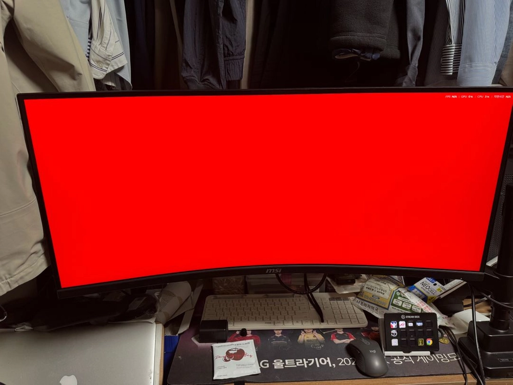 MSI 34인치 울트라와이드 모니터 판매합니다. 이미지
