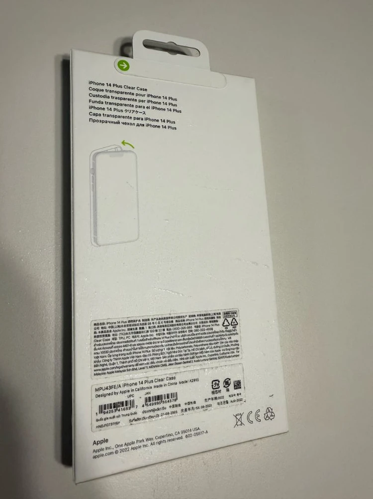 iPhone 14 Plus clear case 이미지