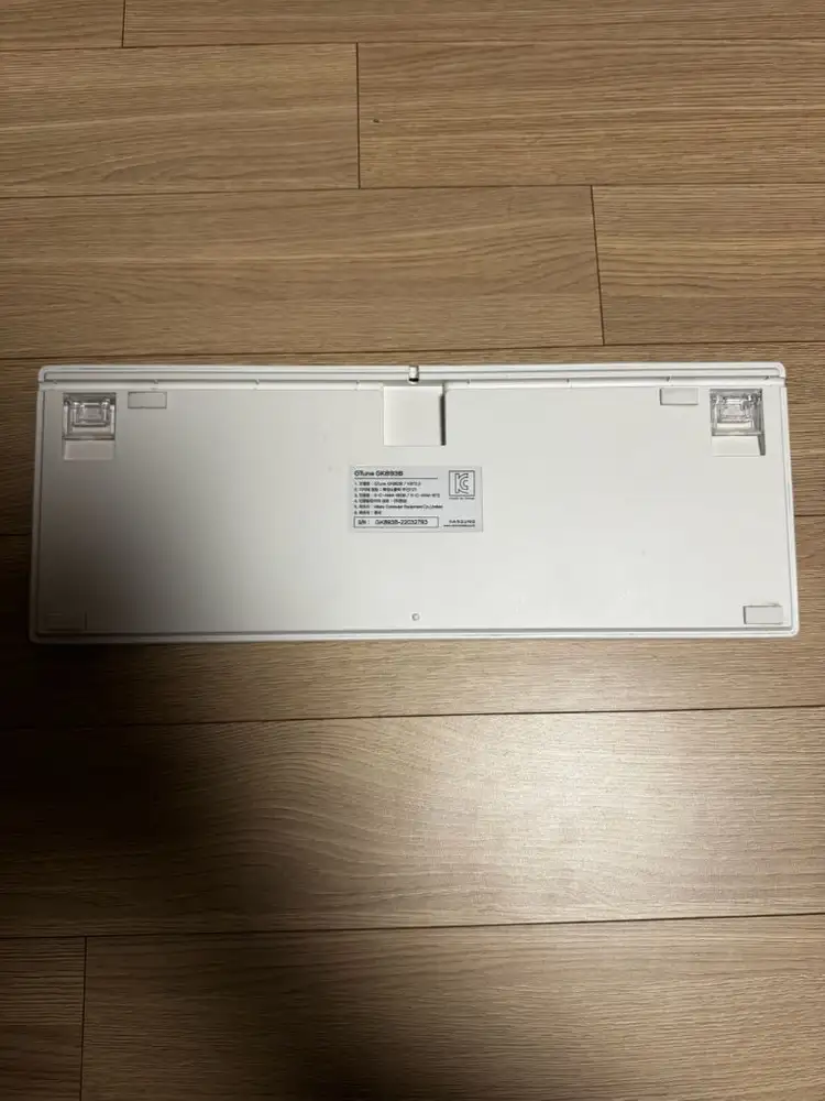풀윤활&흡음)한성 무접점키보드 50g gk893b 이미지