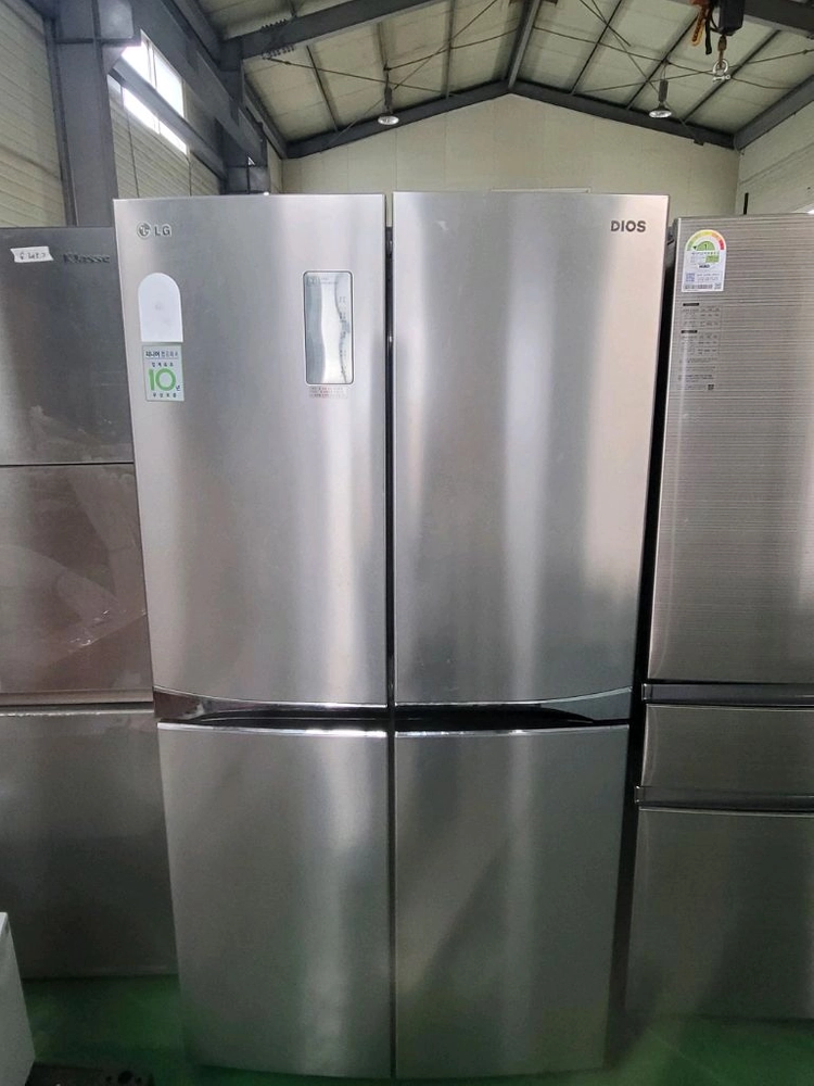 무료배송설치 LG 4도어 디오스 냉장고 2013,9제조작동잘돼요 LG DIOS 4도어 냉장고 R-F914MNSS 모 이미지