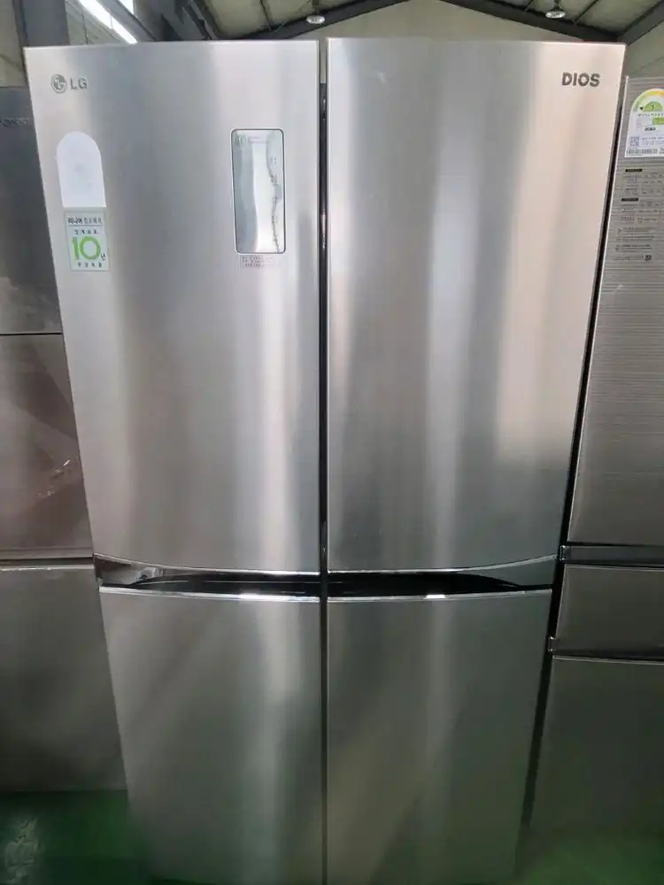 무료배송설치 LG 4도어 디오스 냉장고 2013,9제조작동잘돼요 LG DIOS 4도어 냉장고 R-F914MNSS 모 이미지