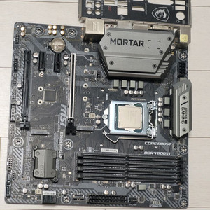 인텔 i7 8086K(8700K) MSI B360M 박격포 메인보드 세트 이미지