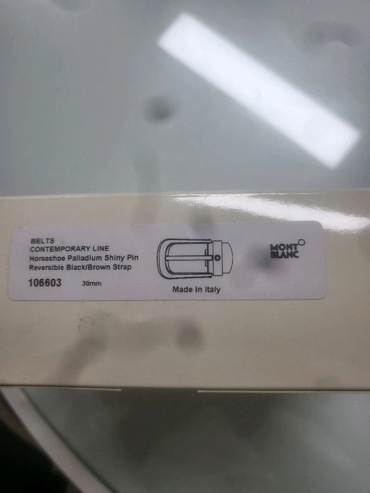 몽블랑 리버서블 벨트 30mm 정품 이미지