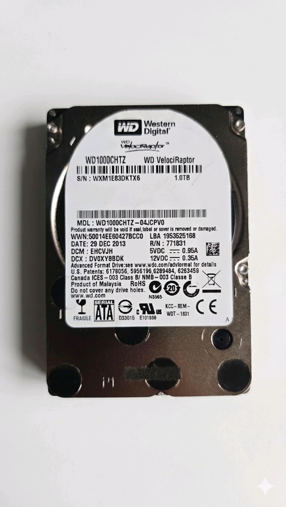 웬디 1TB HDD 벨로시랩터 SATA 2.5 이미지