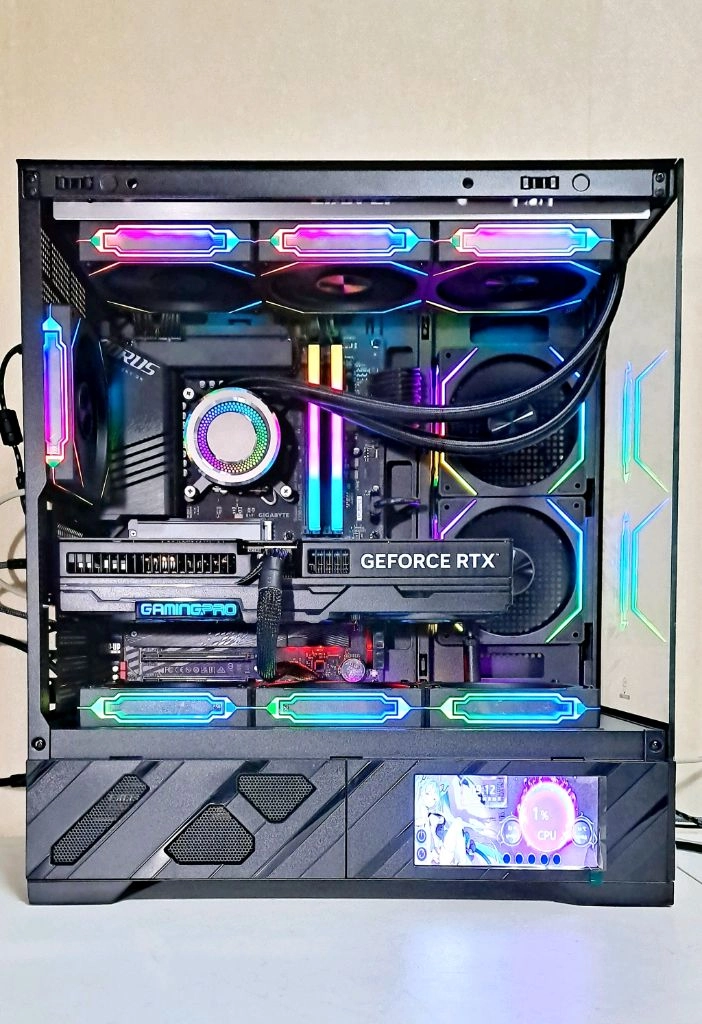 인텔 i9 14900K RTX5080 DDR5 32G SSD 1TB 하이엔드 컴퓨터 데스탑 PC 본체 이미지