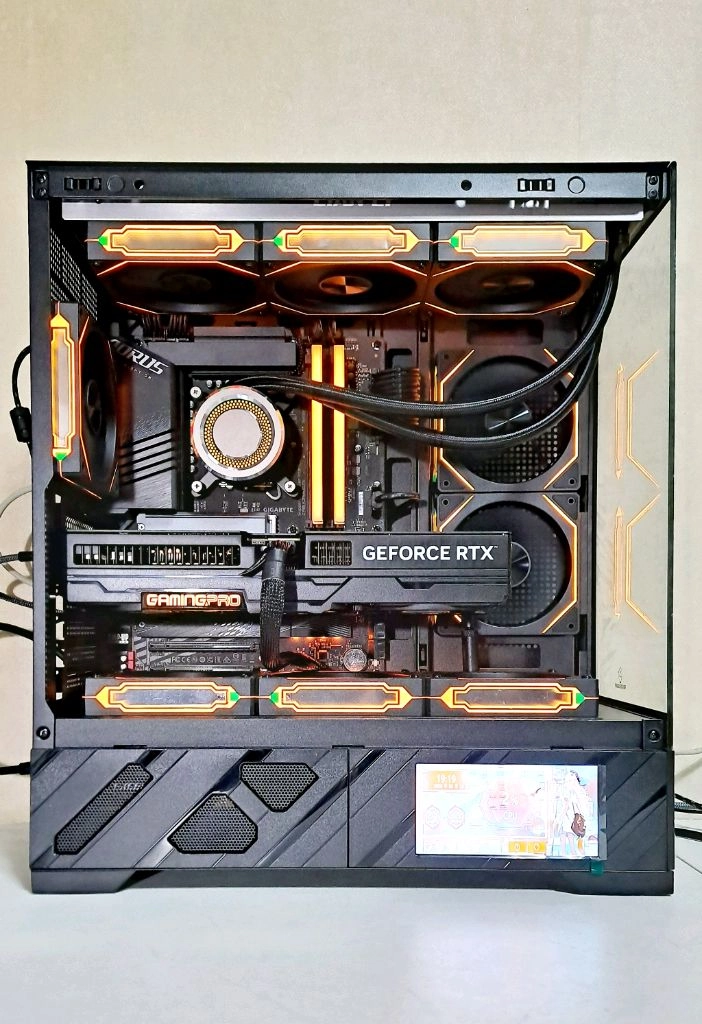 인텔 i9 14900K RTX5080 DDR5 32G SSD 1TB 하이엔드 컴퓨터 데스탑 PC 본체 이미지