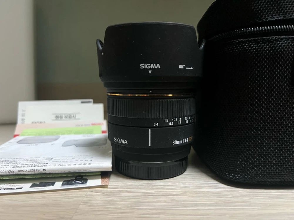 시그마 30mm F1.4 렌즈 (소니용 A 마운트) - 안심되는 중고거래