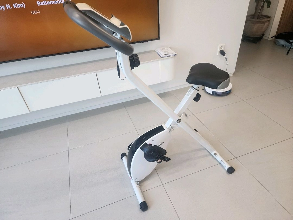 엑사이더 접이식 실내자전거 이미지