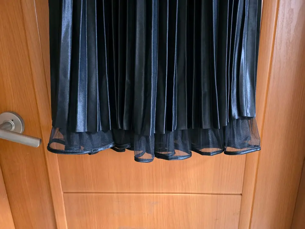 (새상품) 장미문양 레이스 리버시블 샤스커트 이미지