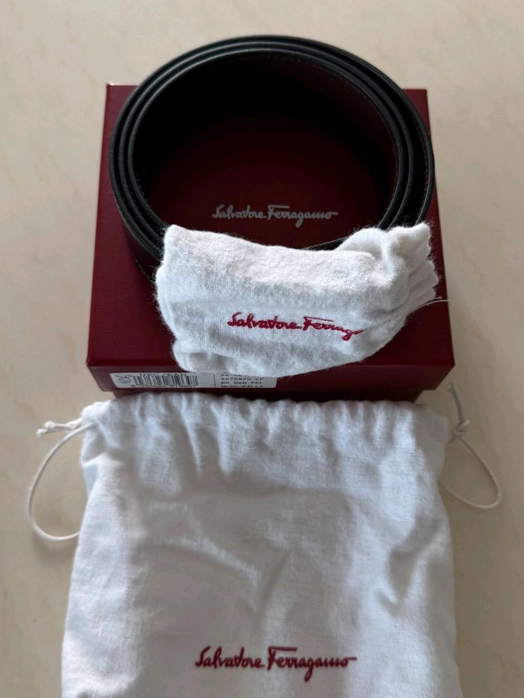 페라가모 Ferragamo 매장 정품 남성 가죽 벨트 미사용 새상품 이미지
