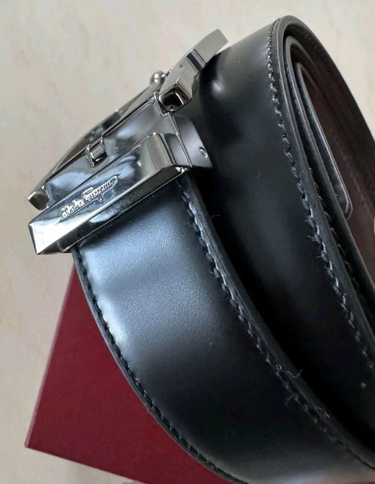 페라가모 Ferragamo 매장 정품 남성 가죽 벨트 미사용 새상품 이미지