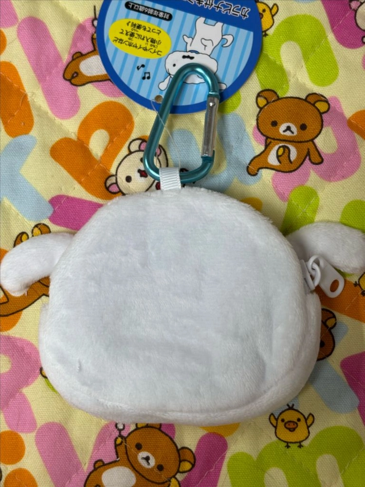 짱구는못말려 흰둥이 카라비너 파우치 [일본정품 새상품] 이미지