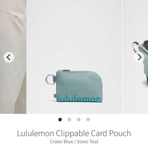 (새상품) 룰루레몬 카드파우치 Clippable Card Pouch 이미지