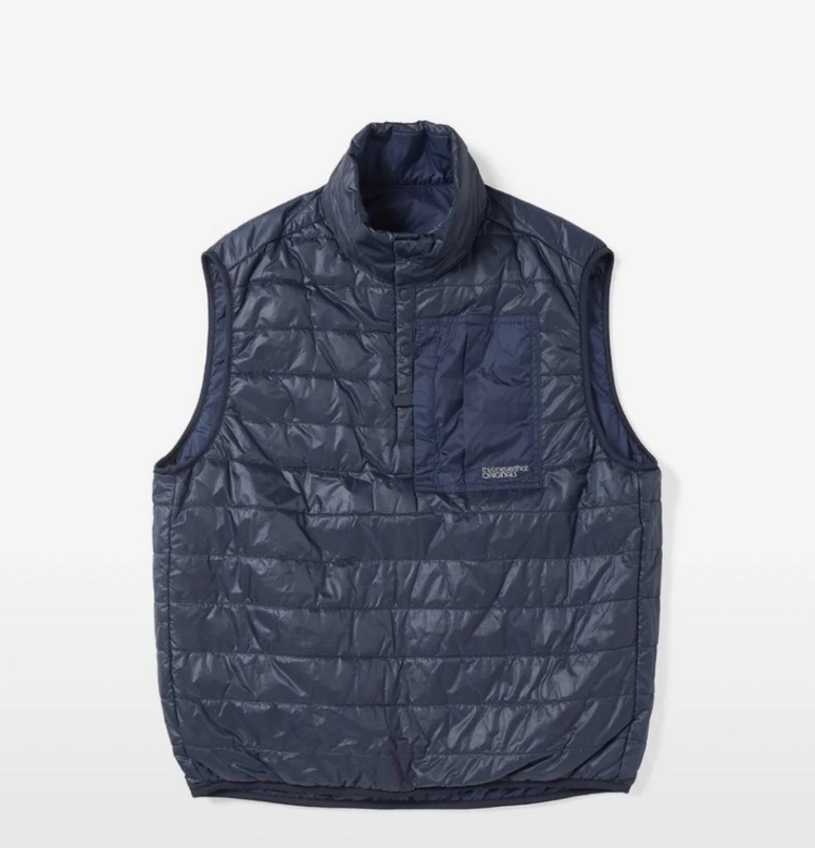 디스이즈네버댓 Insulated Reversible Vest Navy 이미지