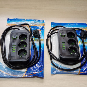 USB 멀티탭 220v 3포트, USB x 5, C타입 새상품 이미지