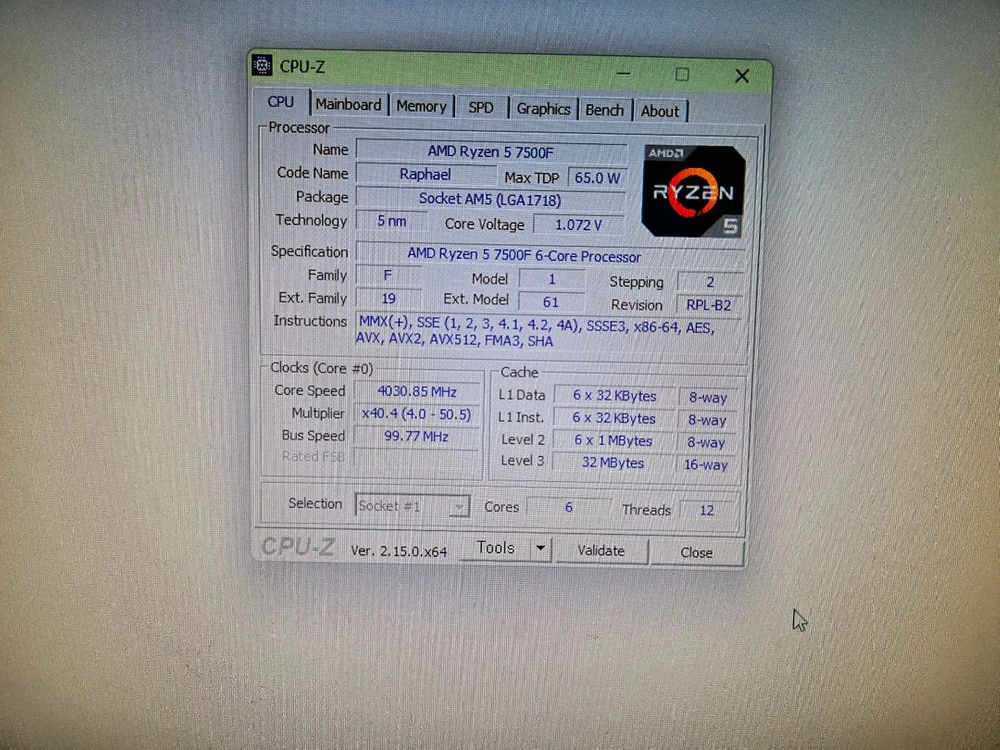 라이젠 7500f ddr5 32gb 1tb 5060ti 팔아요 5060 ti 32g 이미지