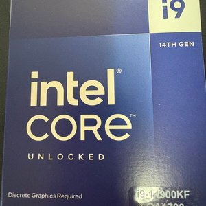 미개봉 인텔 Intel core i9-14900kf 14세대 이미지
