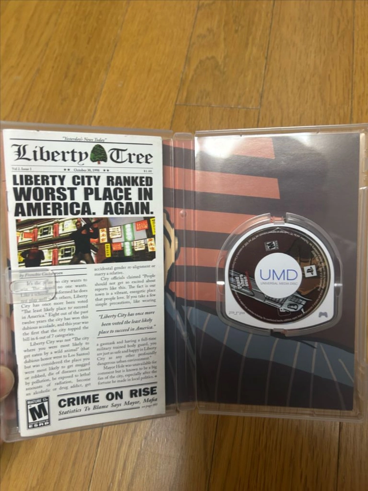 psp gta 리버티시티 스토리즈 이미지