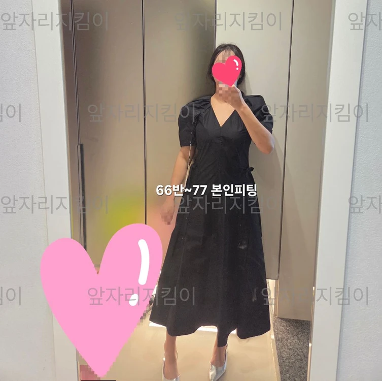 [새상품]한섬 필립림 블랙 원피스 (66~77) 마쥬 산드로 막스마라 타임 미샤 버버리 몽클레어 이자벨마랑 이미지