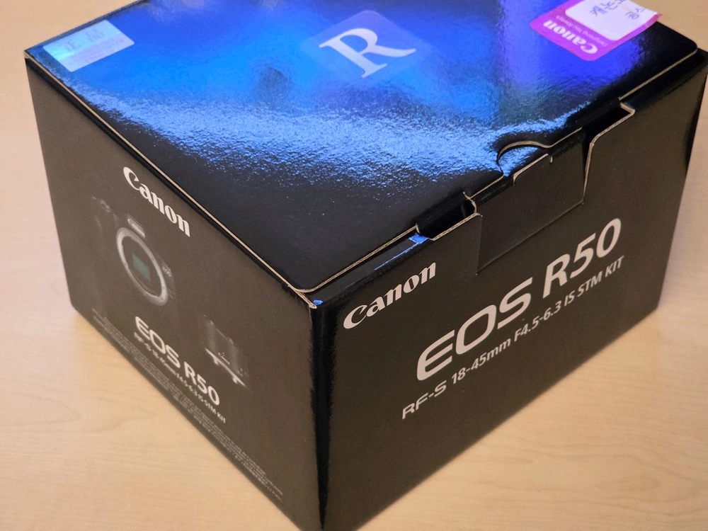 캐논 EOS R50 18-45렌즈킷 풀박스 이미지