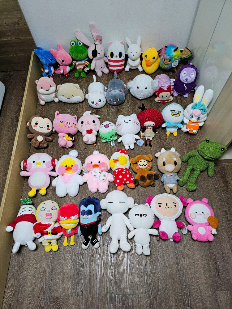 인형 : 티니핑, 바바파파, 냐한 남자, 애니팡, 러버덕, 딩가, 무대리, 아라찌 이미지