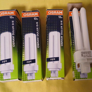 오슬람 DULUX D/E 13W 형광램프/할로겐램프 50W MR16 12V/촛대전구 E14 C35 40W 이미지