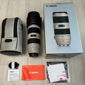 캐논 정품 EF 70-200mm F2.8 L IS II 새아빠백통 렌즈 판매합니다 이미지