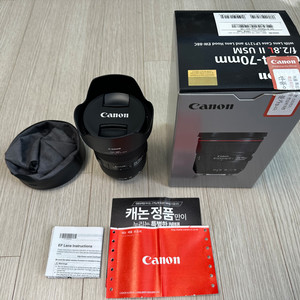 캐논 정품 EF 24-70mm F2.8 L II 신계륵 렌즈 판매합니다 이미지