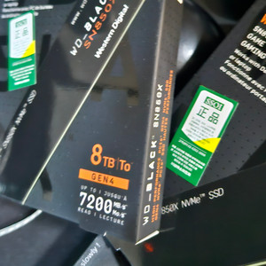 WD SN850X 8TB SSD 이미지