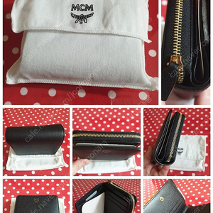 (정품) MCM 밀라 반지갑 엠씨엠 블랙 지퍼지갑 #완전새거# 이미지