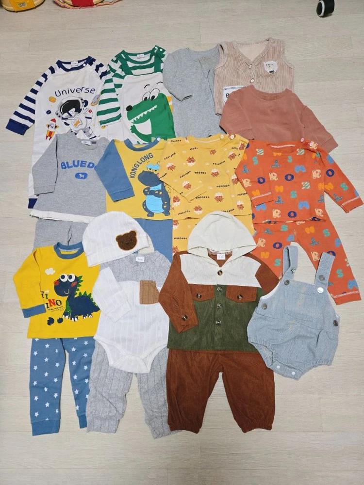3M~6M 남아 옷 일괄 이미지