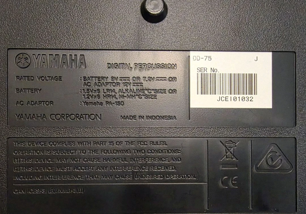 야마하 전자드럼 YAMAHA DD-75 디지털 퍼커션 풀세트+업글 이미지