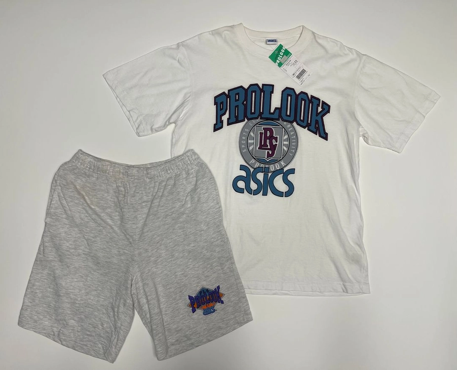 아식스 90s 올드 프로룩 빈티지 티셔츠 셋업 4번 빈티지 ASICS 이미지