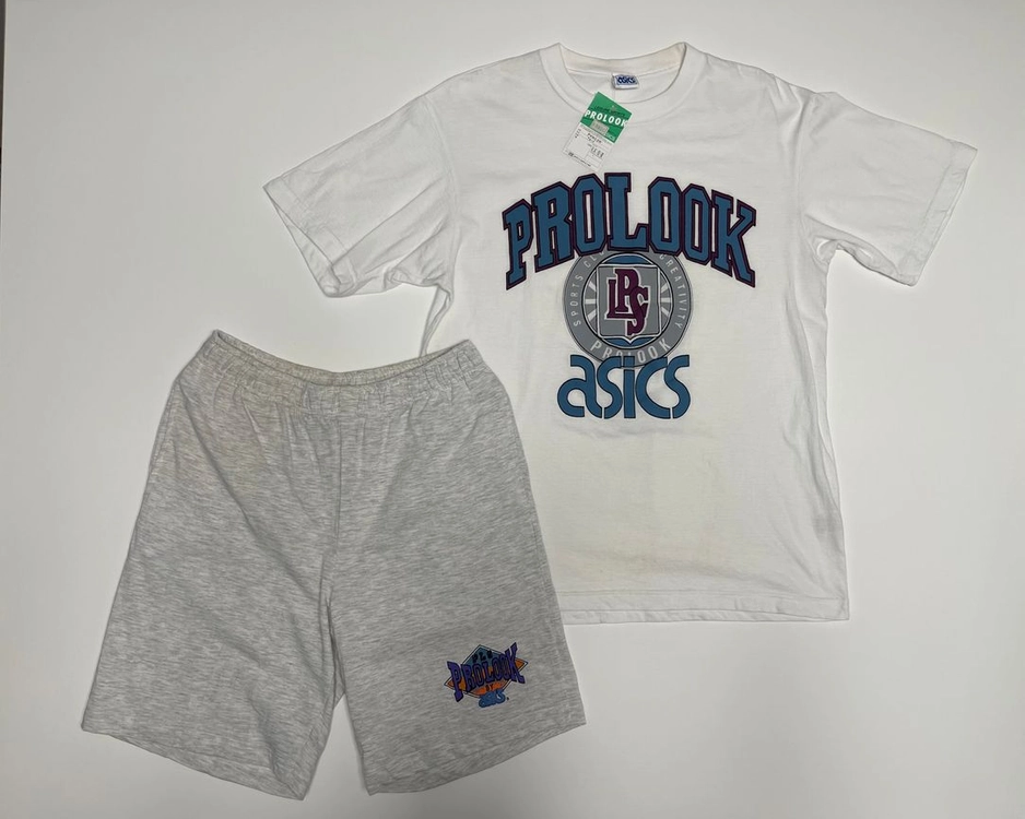 아식스 90s 올드 프로룩 빈티지 티셔츠 셋업 10번 빈티지 ASICS 이미지