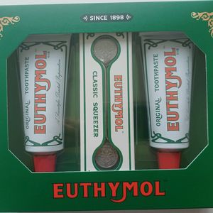 유시몰 치약 선물 세트 (치약 106g*2개입+스퀴저 1입) 이미지