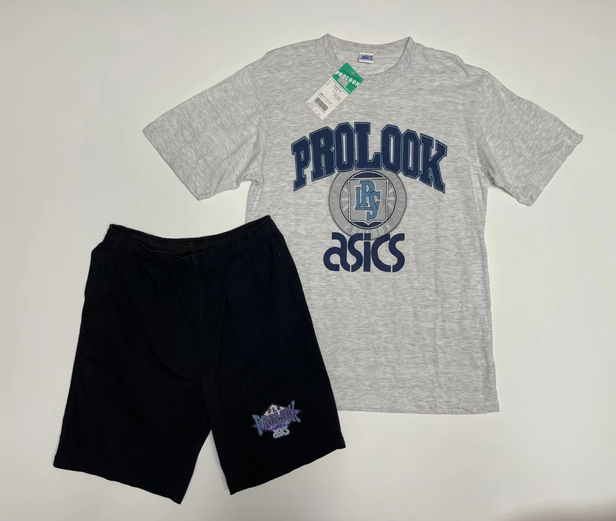 아식스 90s 올드 프로룩 빈티지 티셔츠 셋업 12번 빈티지 ASICS 이미지