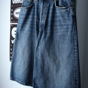 (2XL) 자라 반바지 팬츠 빅사이즈 버뮤다 데님 청 이미지