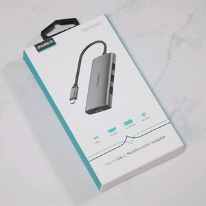 초텍 7in1 멀티포트 허브 HUB-M19-GY 미개봉 새제품 팝니다. 이미지