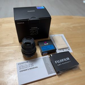 후지 xf 23mm f2 r wr 렌즈 , B+W 필터 이미지