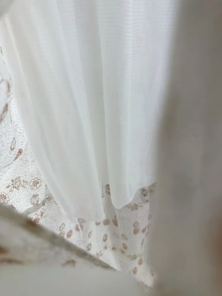 캉캉 프릴 쉬폰 원피스 이미지