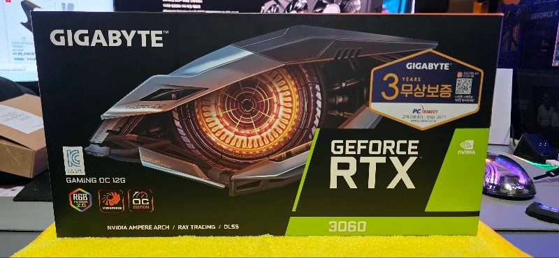 기가바이트 RTX3060 게이밍 OC 12GB 이미지