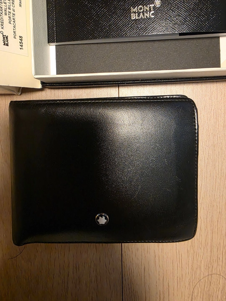 몽블랑 정품 14548 6CC 남자 반지갑 싸게 판매합니다 이미지