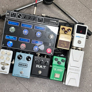 페달보드 판매 합니다 WL60,MXR FUZZ108,Polytune3,CT-1,TS808,RAT2,Spark 이미지